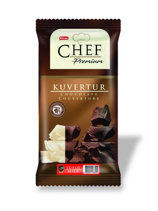 Chef Premium Yüzde 29 Sütlü Mini Kuvertür 200 Gr