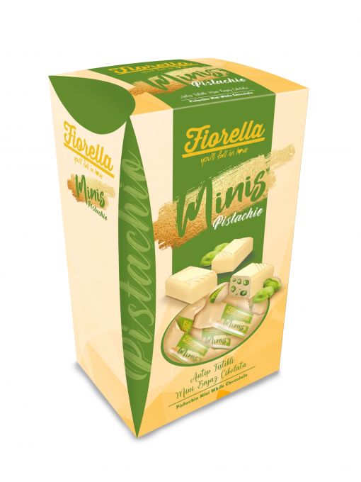 Fiorella Minis Beyaz Çikolatalı Fıstıklı 173 Gr.