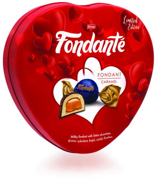 Fondante Sevgililer Günü Kalp Kutu 300 Gr.