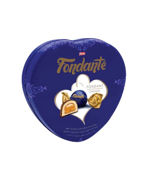 Fondante Sütlü Fondan Kalp Kutu 300 Gr.